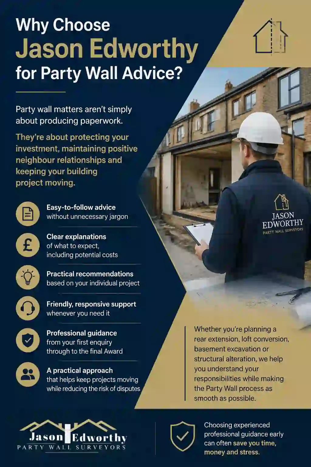 Why Choose Jason Edworthy for Party Wall Advice Lambeth?
